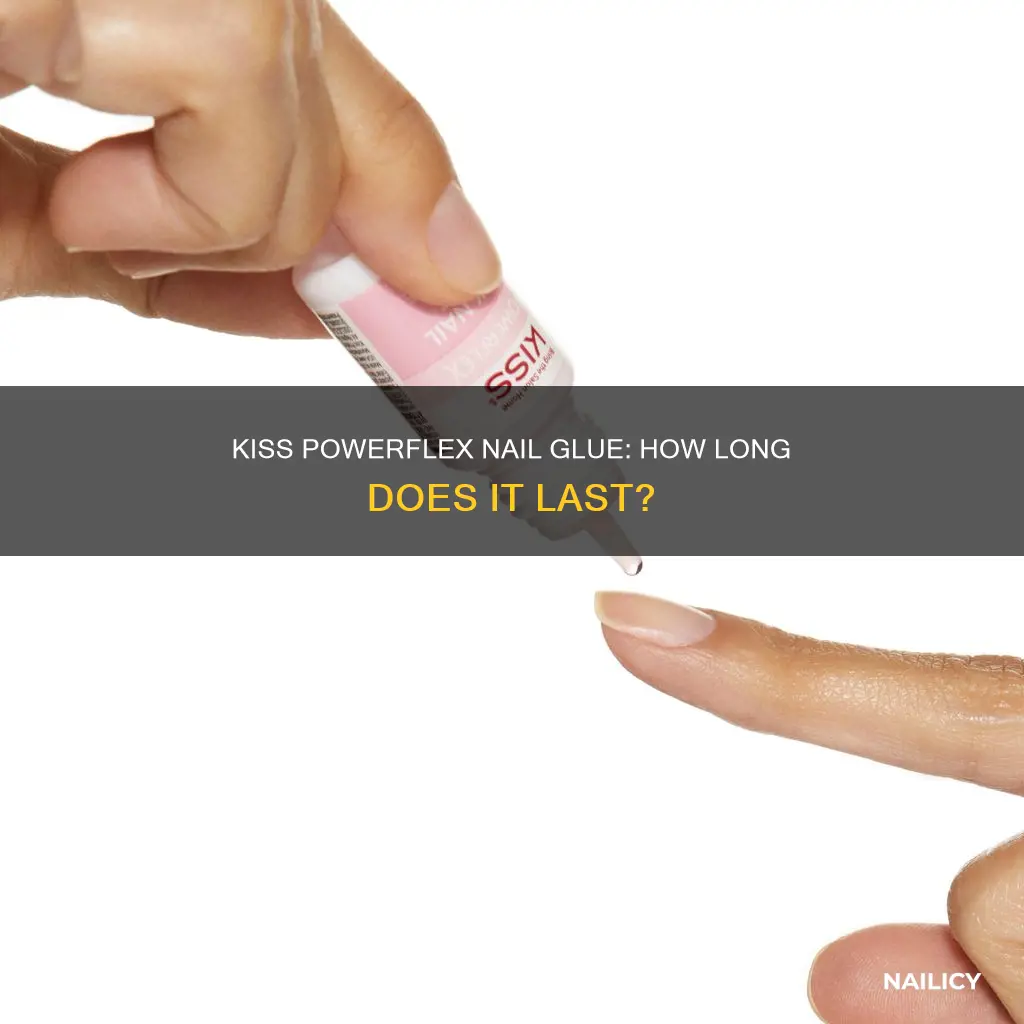 how long does kiss powerflex nail glue last