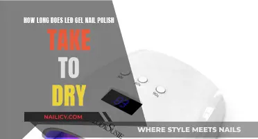 LED Gel Nail Polish: Drying Time and Aftercare