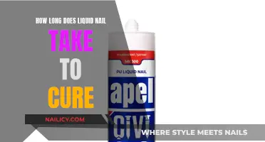 Liquid Nails: Drying and Curing Time Explained