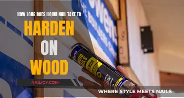 Liquid Nail Adhesive: Drying Time on Wood Explained