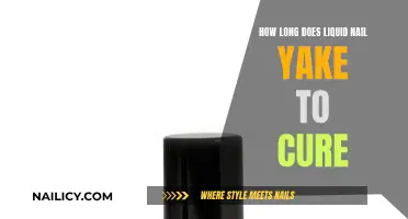 Liquid Nail Curing: How Long Does It Take?
