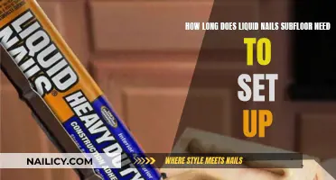 Liquid Nails Subfloor Adhesive: Drying Time and Best Practices
