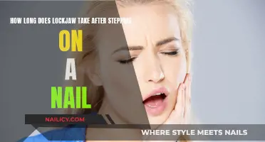 Lockjaw Symptoms: How Long After Stepping on a Rusty Nail?