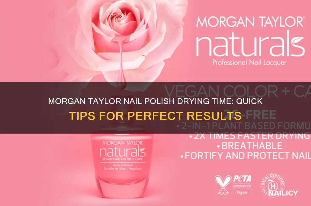 how long does morgan taylor nail polish take to dry