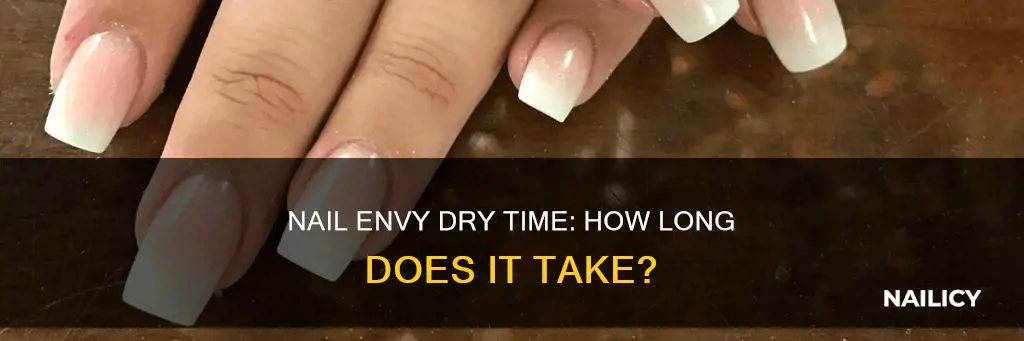 how long does nail envy take to dry