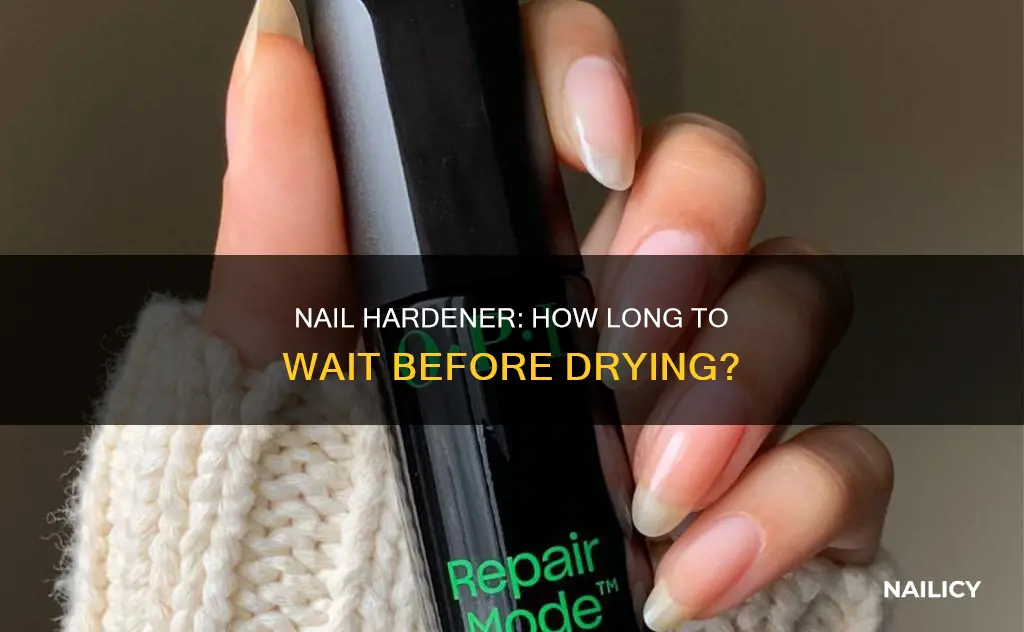 how long does nail hardener take to dry