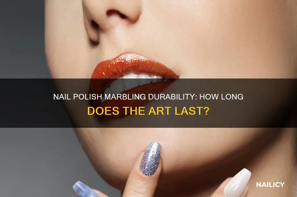 how long does nail polish marbling last