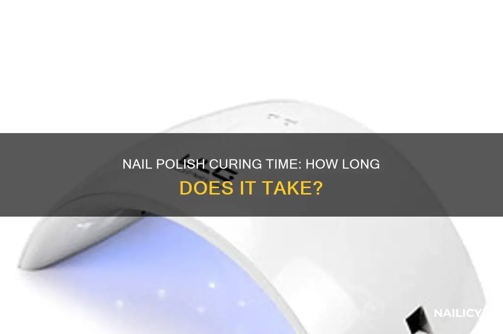 how long does nail polish take to cure