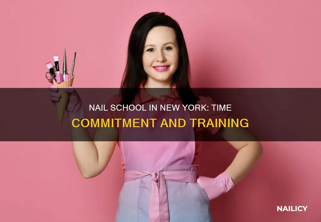 how long does nail school take in ny