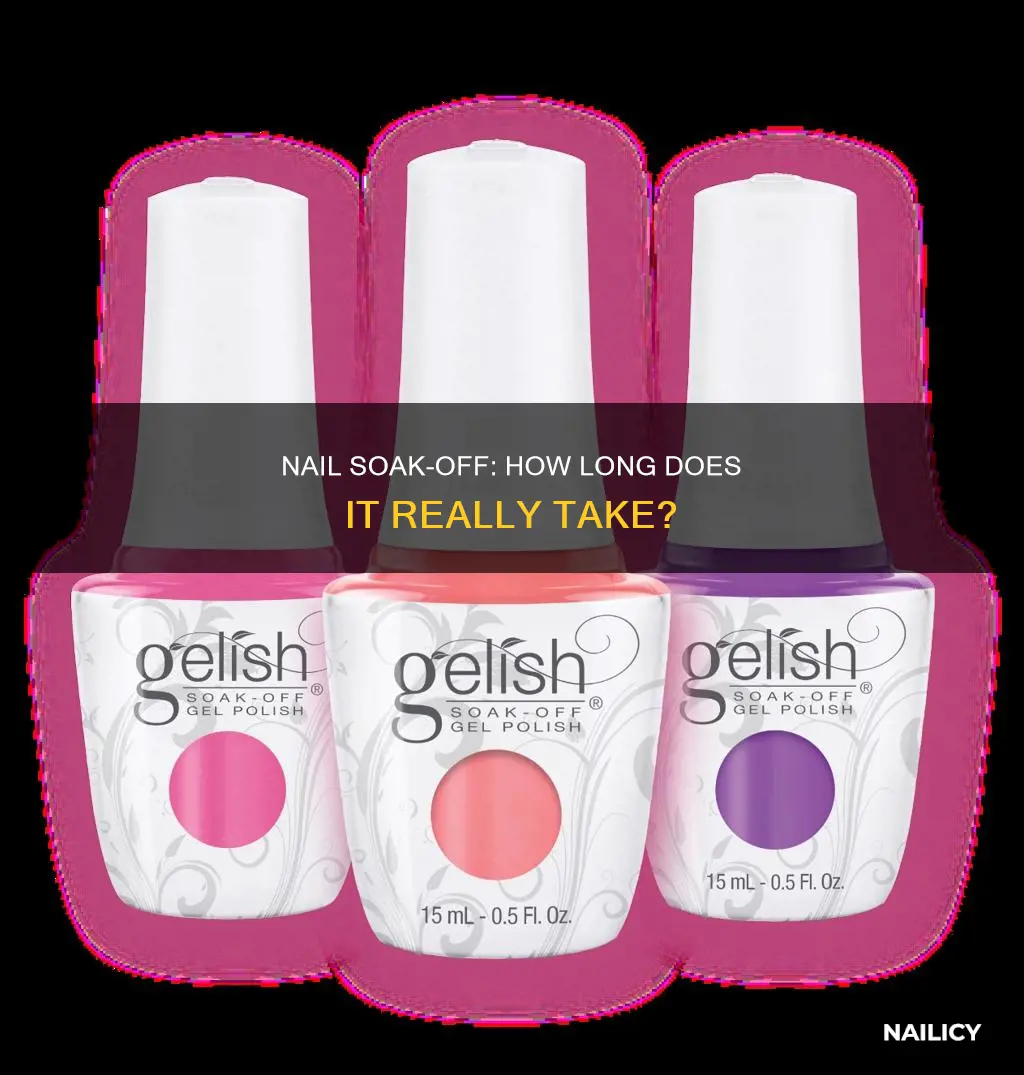how long does nail soak off take