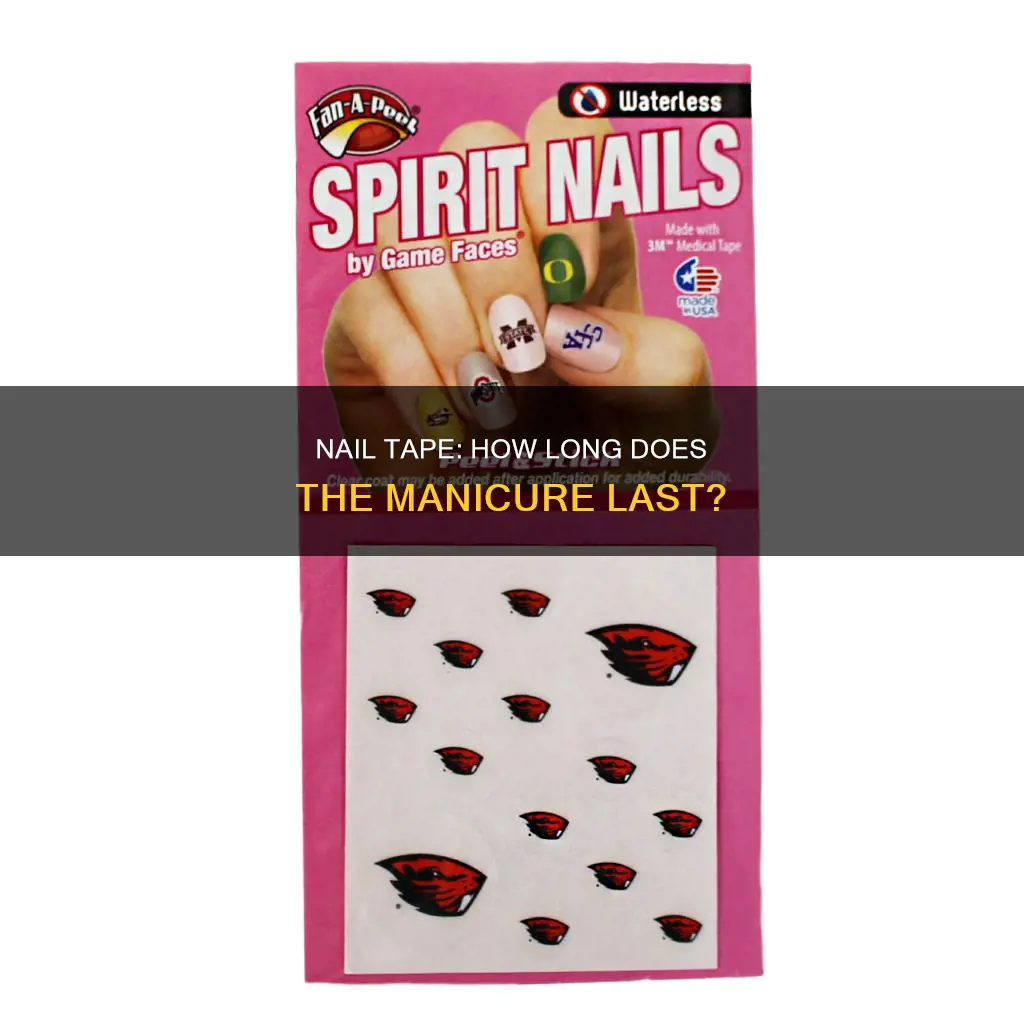 how long does nail tape last