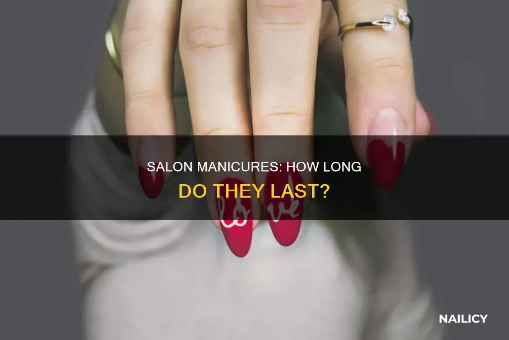 how long does nails done at salon last