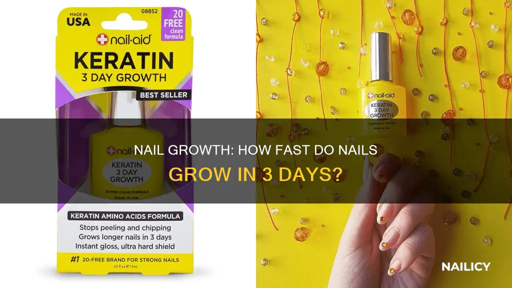 how long does nails grow in three days
