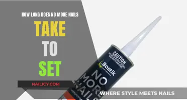 No More Nails: Drying and Curing Time Explained