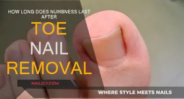 Toe Nail Removal: Numbness Duration and Recovery