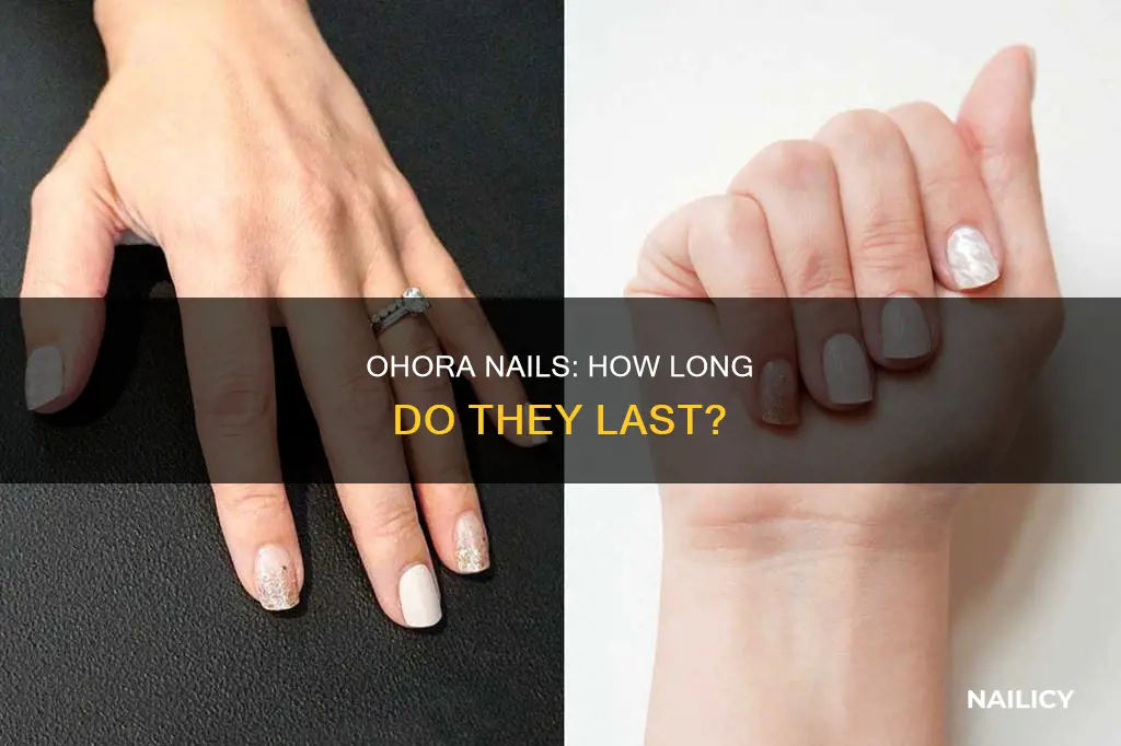 how long does ohora nails last