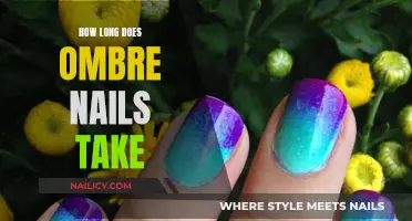 Ombre Nails: The Time Commitment for This Style
