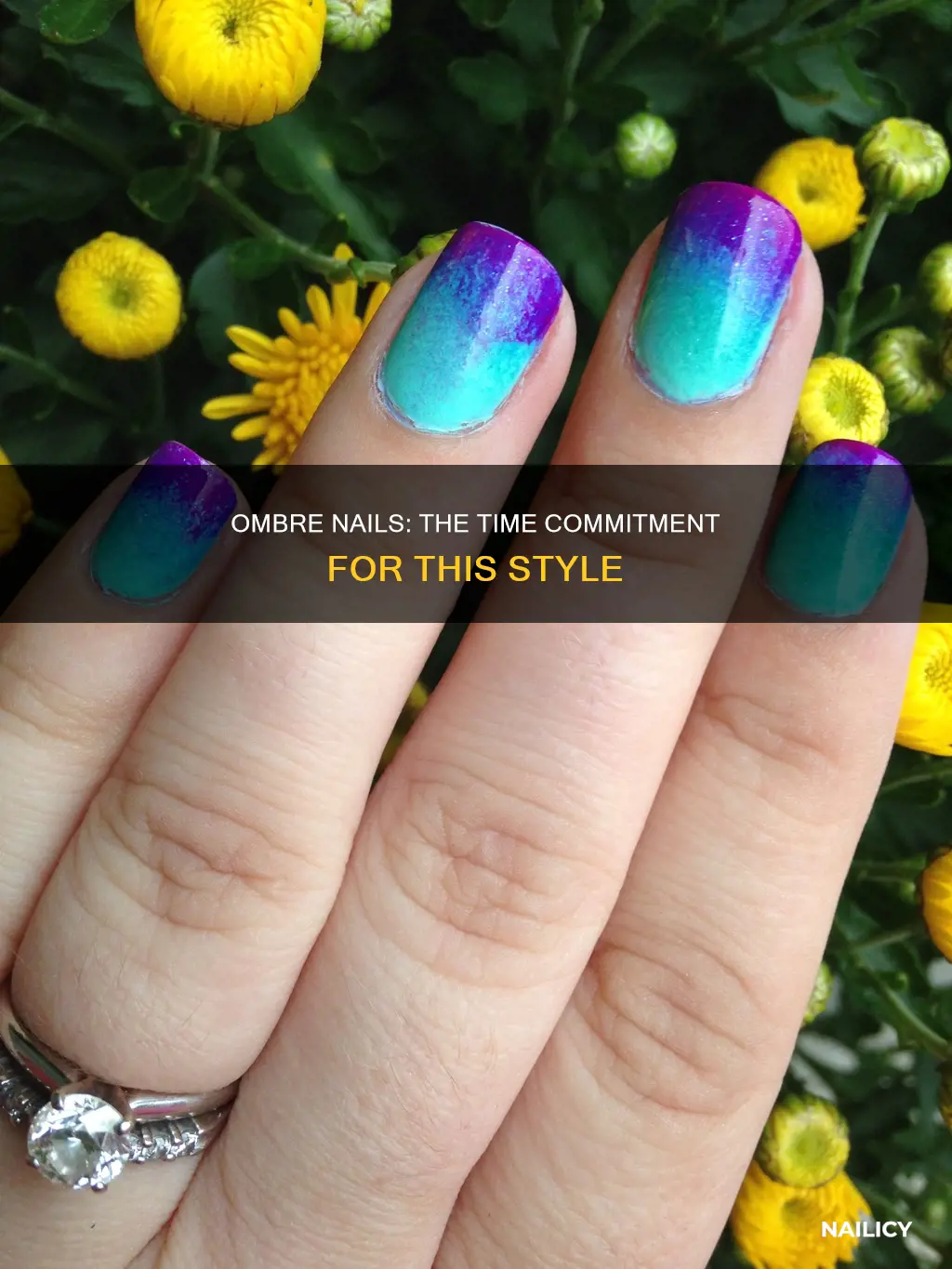how long does ombre nails take
