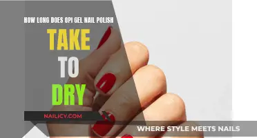 OPI Gel Nail Polish: Drying Time and Application Tips