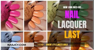 OPI Nail Lacquer: How Long Does It Last?