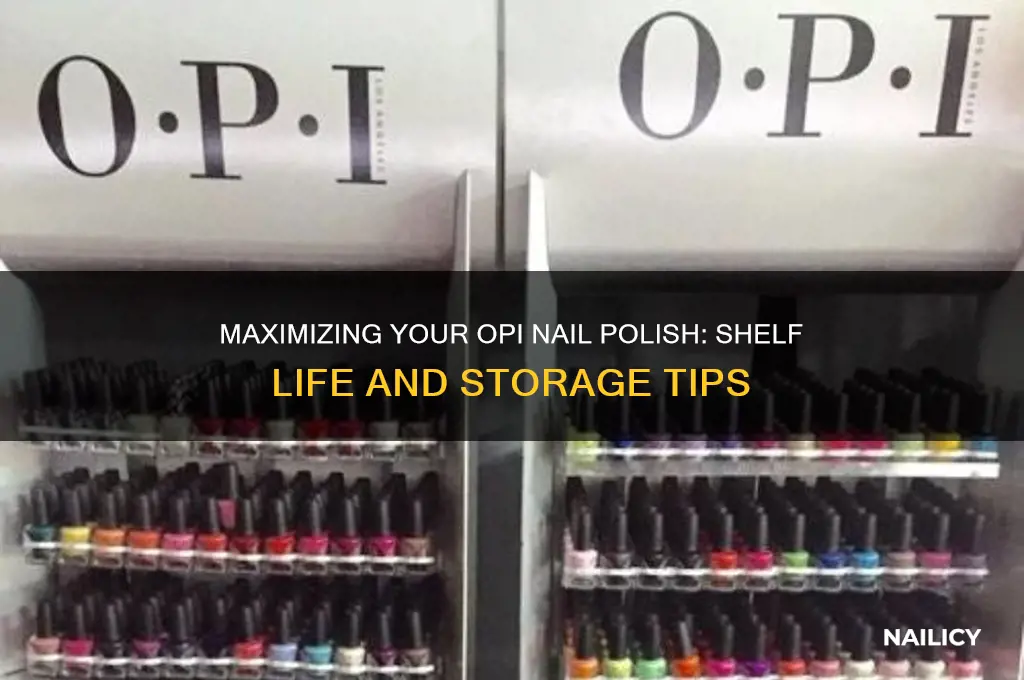 how long does opi nail polish bottle last
