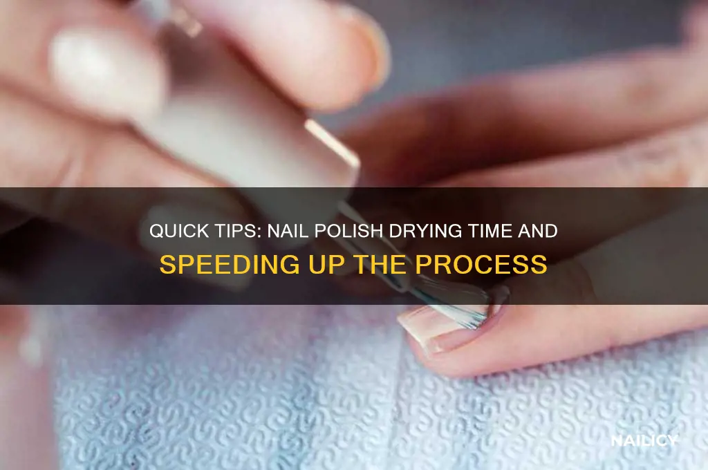 how long does ot take for nail polish to dry