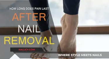 Pain Persistence After Nail Removal: How Long?