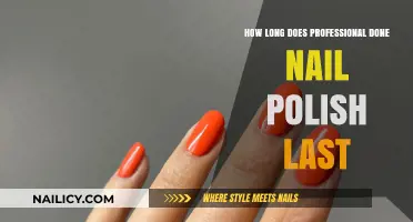 How Long Does Professionally Applied Nail Polish Typically Last?