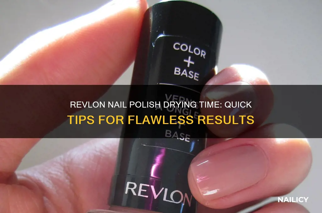 how long does revlon nail polish take to dry