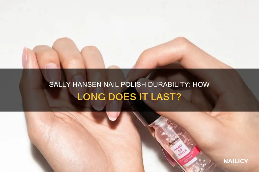 how long does sally hansen nail polish last