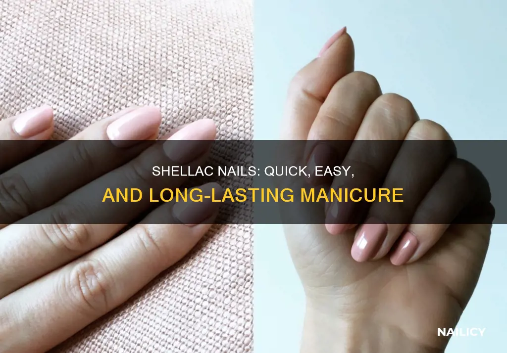 how long does shellac nails take to do