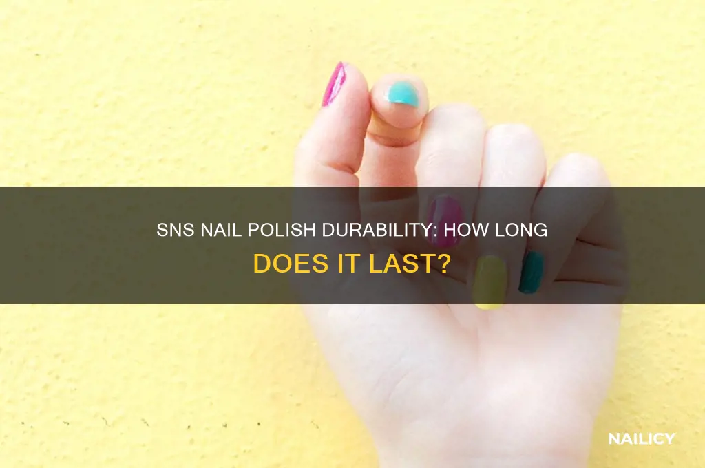 how long does sns nail polish last