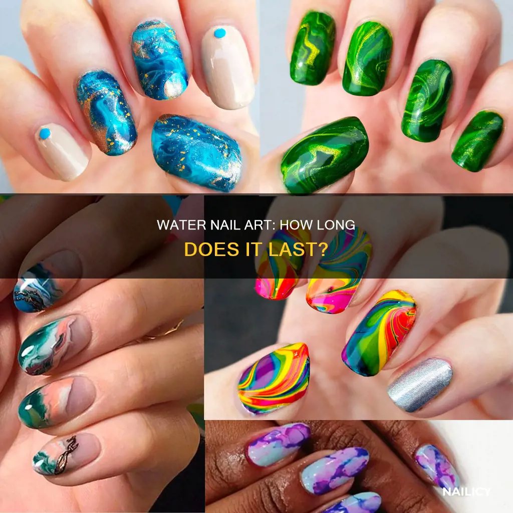 how long does water nail art last