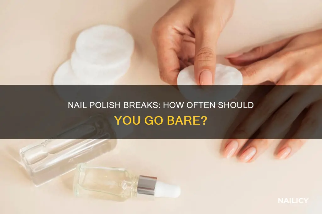 how long does your nails need a break from polish