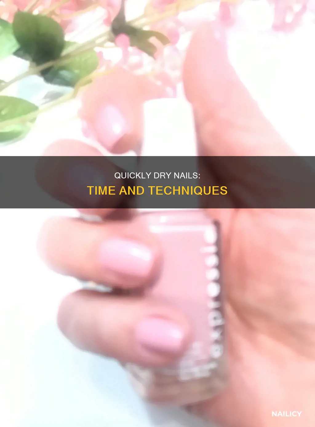 how long dry nails