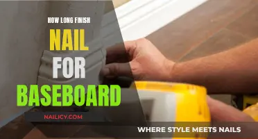 Selecting the Right Length of Nails for Baseboards