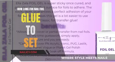Nail Foil Glue: Drying Time and Application Tips
