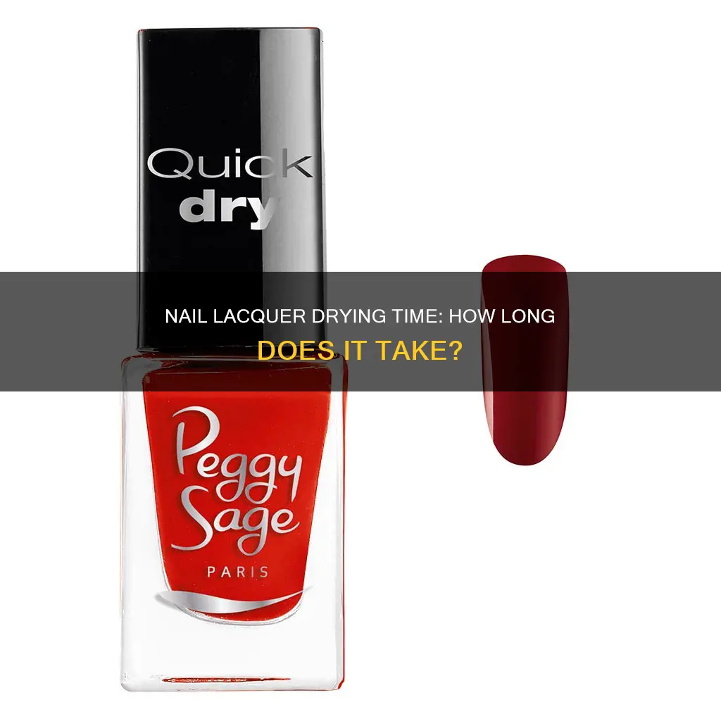 how long for nail lacquer to dry