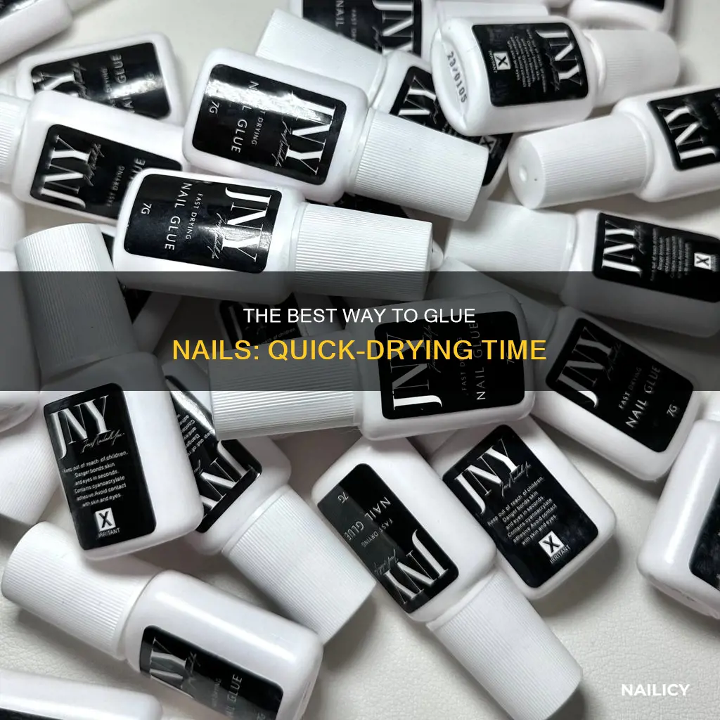 how long for nails to be glued