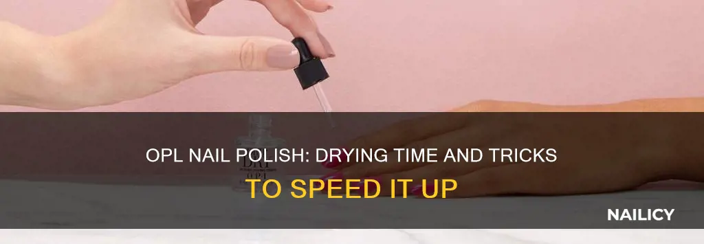 how long for nails to dry opi