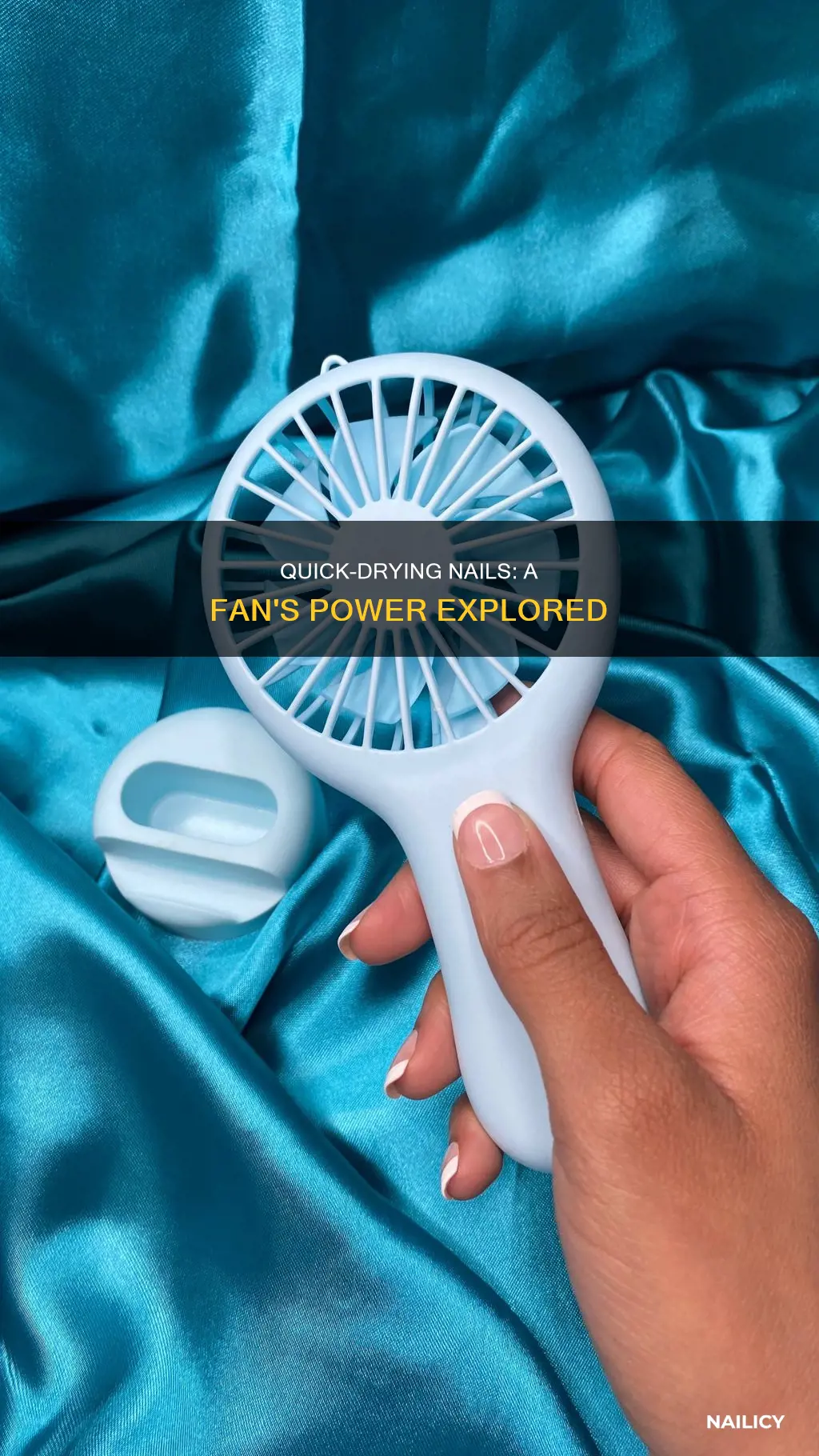 how long for nails to dry under fan