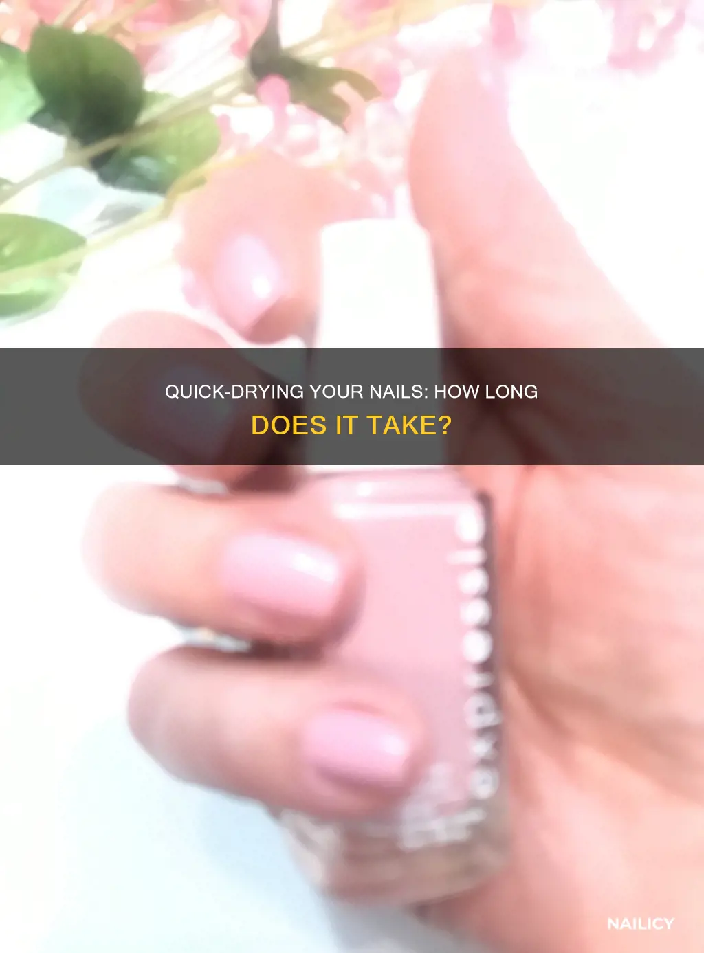 how long fr nails to dry