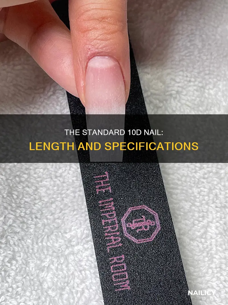 how long is a 10 penny nail