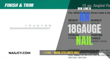 The Length of 18-Gauge Nails: Standard Sizing and Uses
