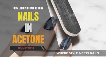 Safe Acetone Soaking Time for Nails