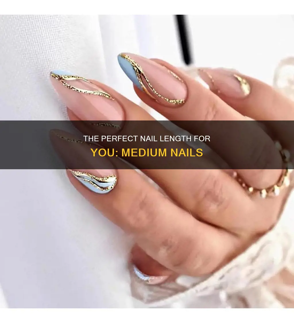 how long is medium nails