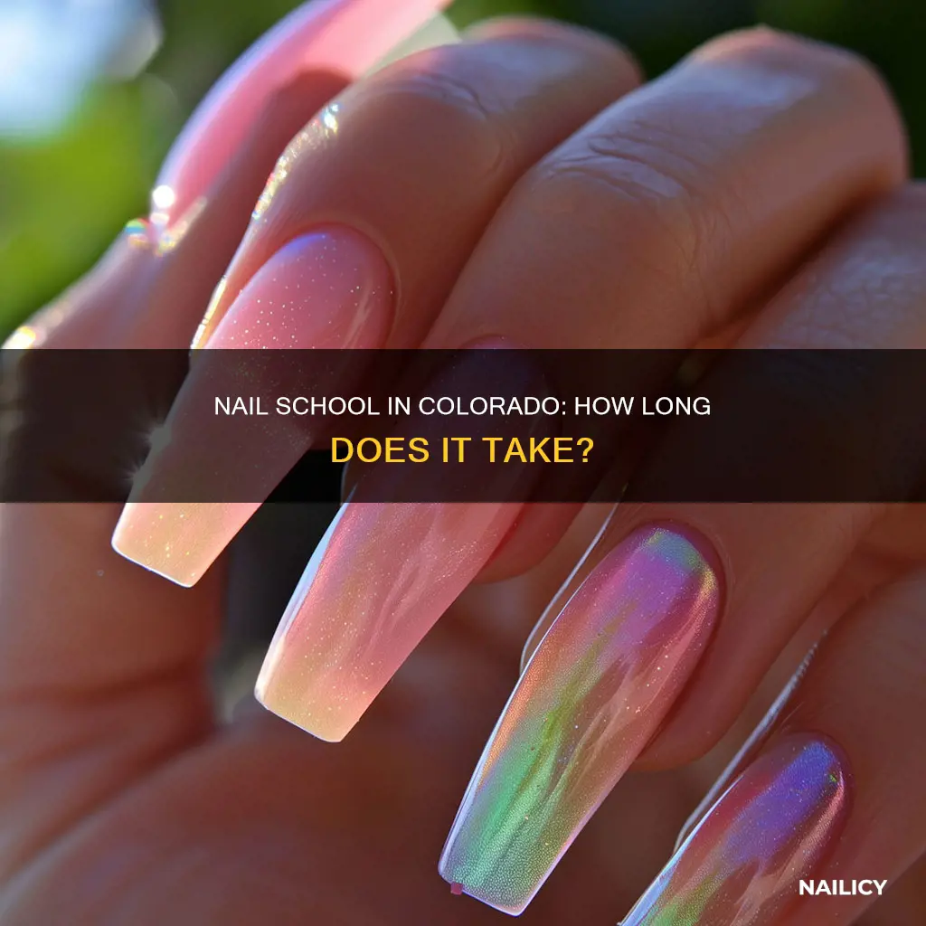 how long is nail school in colorado