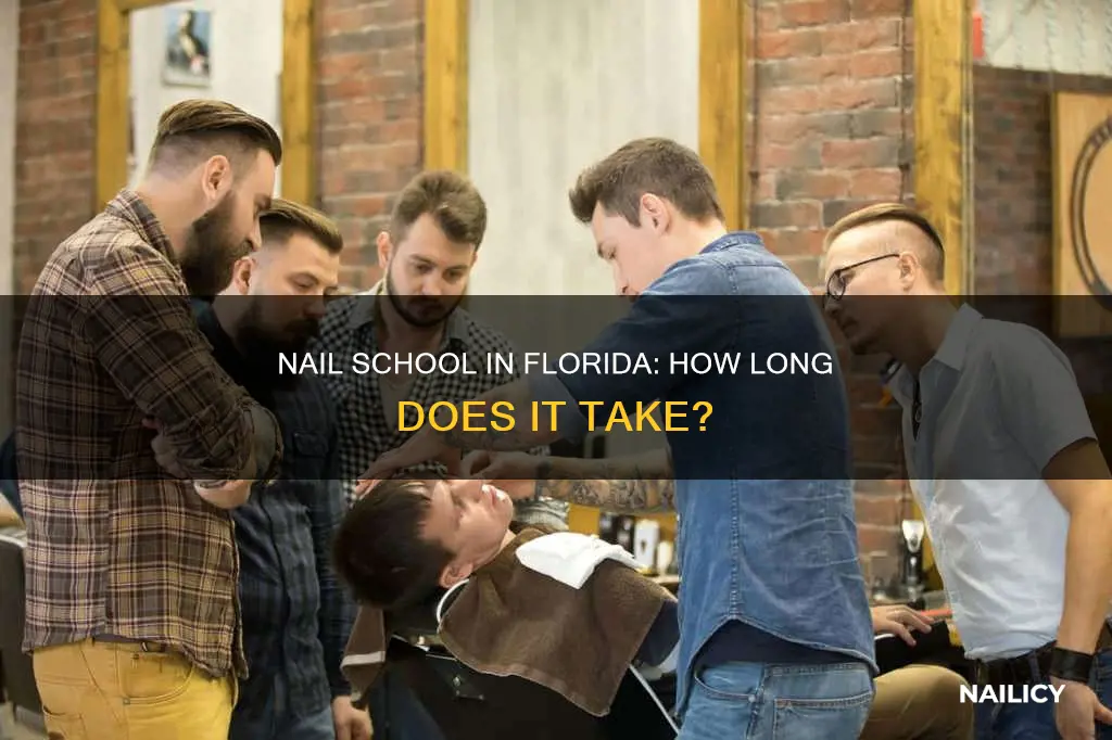 how long is nail school in florida