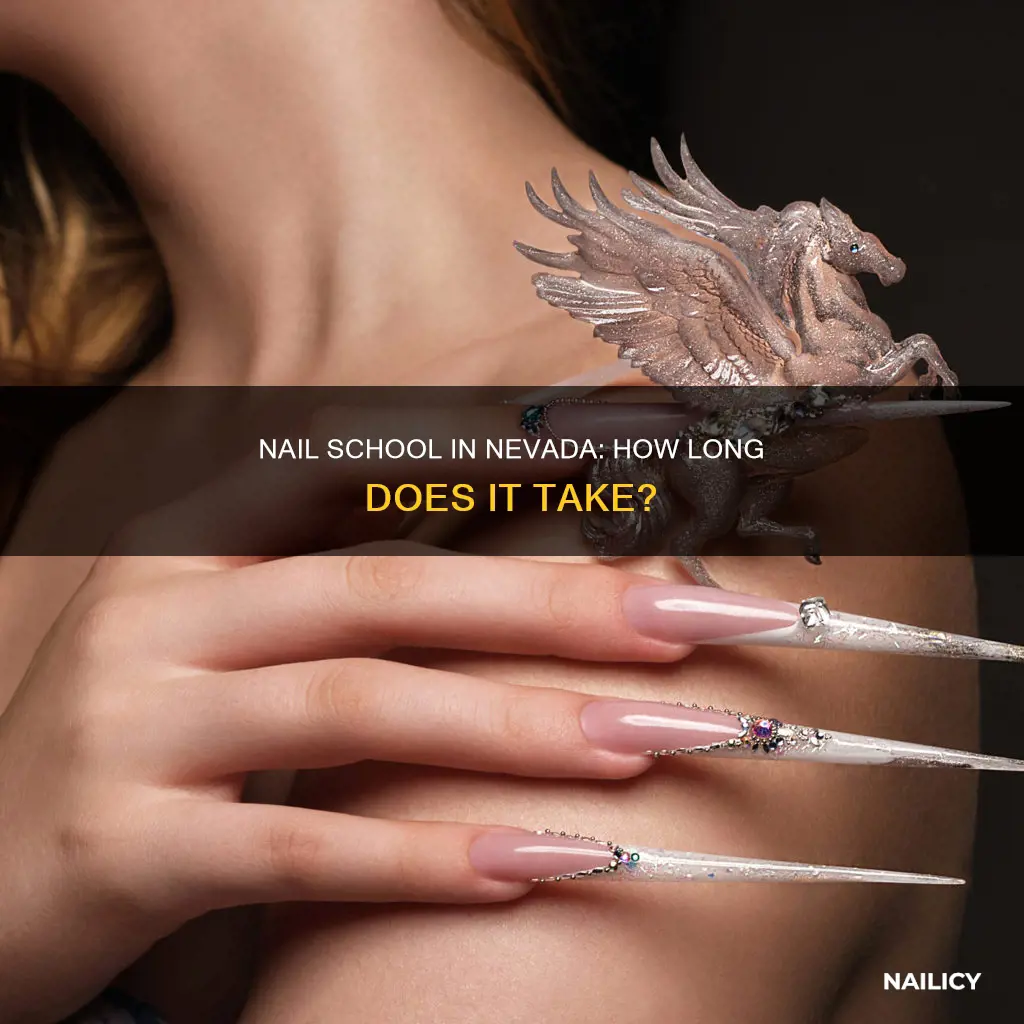 how long is nail school in nevada