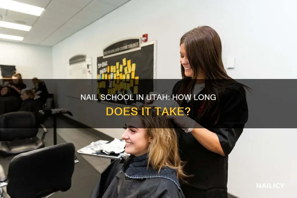 how long is nail school in utah